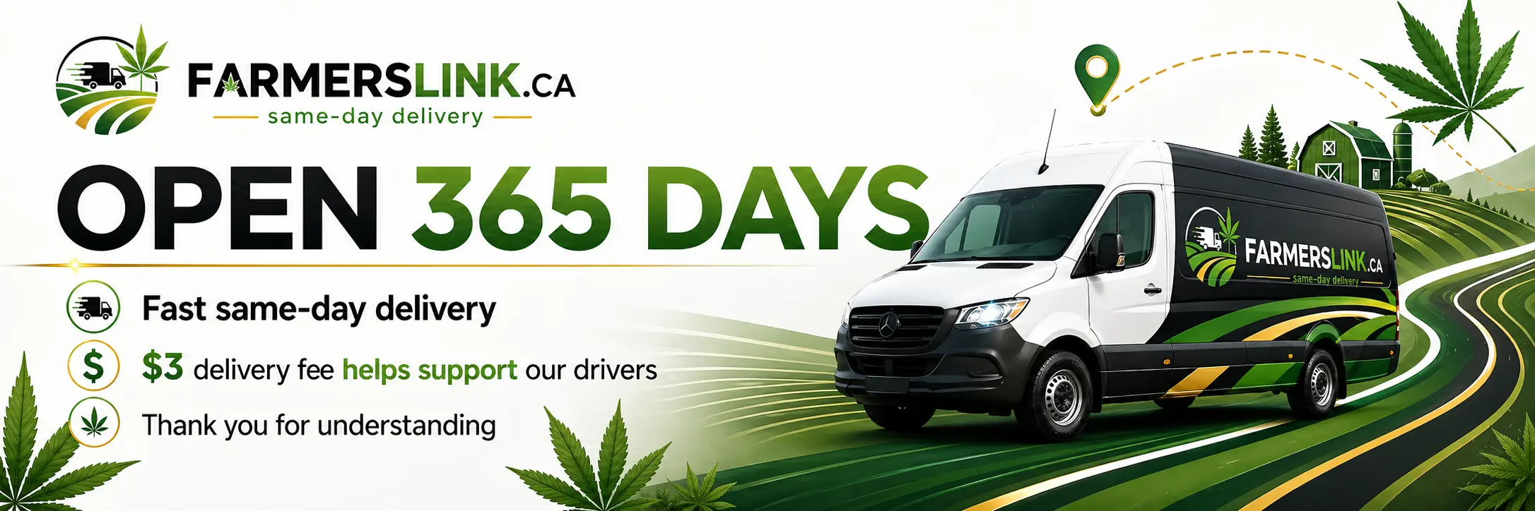 Farmers Link Cannabis Delivery β Same Day in Toronto & GTA